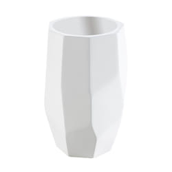 Bicchiere porta spazzolini da appoggio in solid surface di Cipì