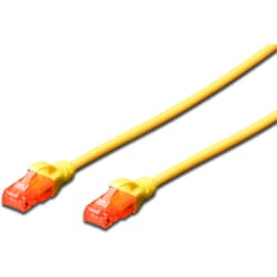 Ewent IM1005 cavo di rete Giallo 0,5 m Cat6 U/UTP (UTP)