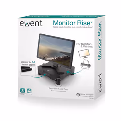 Ewent EW1280 Supporti a parete per TV Scrivania Nero - Vista aggiuntiva 4