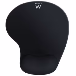 Ewent EW3181, Nero, Monocromatico, Gel, Poliestere, Poliuretano, Riposo del polso, Barra appoggiaferro antiscivolo