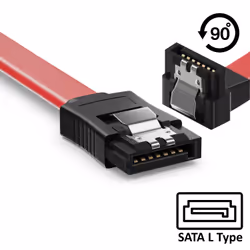 Ewent EC1514 cavo SATA 0,5 m SATA 7-pin Nero, Rosso