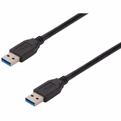 Ewent EC1023, 3 m, USB A, USB A, USB 3.2 Gen 1 (3.1 Gen 1), Nero