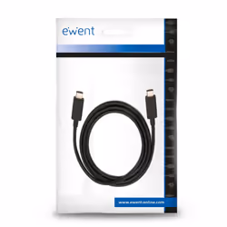 Ewent EC1045 cavo USB USB 3.2 Gen 2 (3.1 Gen 2) 1 m USB C Nero - Vista aggiuntiva 2