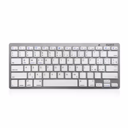 Ewent EW3160, Italiano, Ogni marca, Argento, Bianco, Wireless, Bluetooth, 3.0+HS