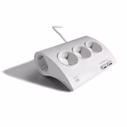 Ewent EW3935, 1,5 m, Interno, Bianco, Plastica, 5 presa(e) AC, 110 - 230 V