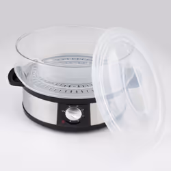 Girmi VP26 pentola a vapore 3 cestello/i Libera installazione 750 W Nero, Argento - Vista aggiuntiva 5