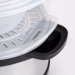 Girmi VP26 pentola a vapore 3 cestello/i Libera installazione 750 W Nero, Argento - Vista aggiuntiva 6