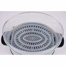 Girmi VP26 pentola a vapore 3 cestello/i Libera installazione 750 W Nero, Argento - Vista aggiuntiva 7