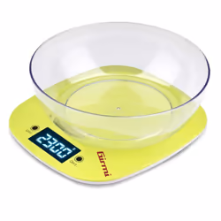 Girmi PS03, Bilancia da cucina elettronica, 5 kg, 1 g, Lime, Superficie piana, Ovale
