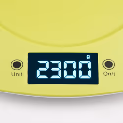 Girmi PS03 Lime Superficie piana Ovale Bilancia da cucina elettronica