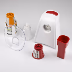Girmi GT45 grattugia e spiralizzatore elettrici Grattugia elettrica Plastica Multicolore - Vista aggiuntiva 6