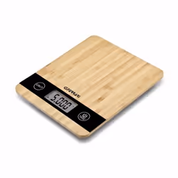 G3 Ferrari Natura, Bilancia da cucina elettronica, 5 kg, 1 g, Legno, Bamboo, Bamboo