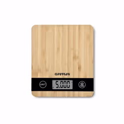 G3 Ferrari Natura Legno Superficie piana Rettangolo Bilancia da cucina elettronica