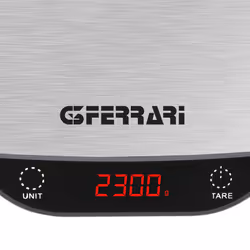 G3 Ferrari G20096 bilancia da cucina Acciaio inox Superficie piana Bilancia da cucina elettronica - Vista aggiuntiva 5