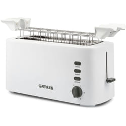 G3 Ferrari - G10142 Tostapane Grandi Fette 'Essential Toast', 1500W, 4 Toast, Bianco