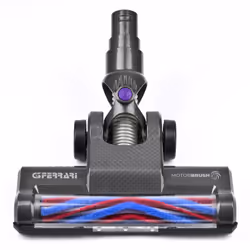 G3 Ferrari Stardust 22V Aspirapolvere a bastone 2 in 1 Batteria Secco HEPA Senza sacchetto 0,8 L 120 W Nero, Viola 2 Ah - Vista aggiuntiva 5