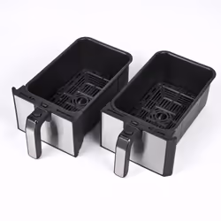 G3 Ferrari G10150 Doppia 8 L Indipendente 1700 W Friggitrice ad aria calda Nero, Acciaio inox - Vista aggiuntiva 4