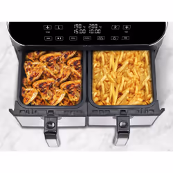 G3 Ferrari G10150 Doppia 8 L Indipendente 1700 W Friggitrice ad aria calda Nero, Acciaio inox - Vista aggiuntiva 5