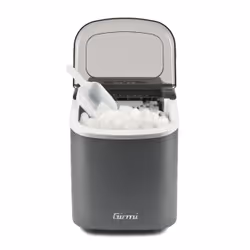 Girmi GH78 Macchina per ghiaccio portatile 12 kg/24h 100 W Grigio, Trasparente