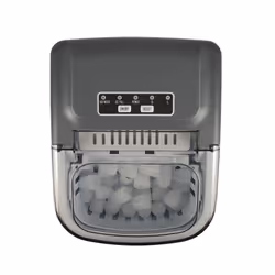 Girmi GH78 Macchina per ghiaccio portatile 12 kg/24h 100 W Grigio, Trasparente