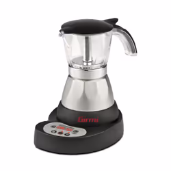 Girmi MC2306, Caffettiera a filtro elettrica, Caffè macinato, 400 W, Nero, Acciaio inox, Trasparente