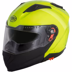 Premier Delta Elmo Fluo, nero-giallo, dimensione S per uomo