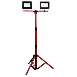 PROIETTORE LED DOPPIO FARO IP65 ROSI Proiettore doppio faro led IP65 su treppiedi telescopico di RosiCon 2 fari led da 8800 L ...