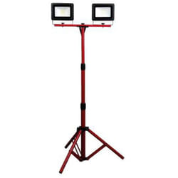 Proiettore led con treppiedi telescopico 2 fari led 50W 4400 lumen cadauno Rosi