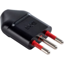 Spina 10A 2P+T, nero, serie Emilia Specialist Rosi RS9701N