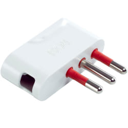 Spina 16A 2P+T, piegata a 90°, bianco, serie Emilia Specialist Rosi RS9707B