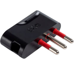 Spina 16A 2P+T, piegata a 90°, nero, serie Emilia Specialist Rosi RS9707N
