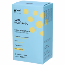 Goovi Drenante Zenzero e Limone Integratore per Microcircolo 24 Stick da 20ml