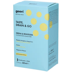 Goovi Drenante Zenzero e Limone Integratore per Microcircolo 24 Stick da 20ml