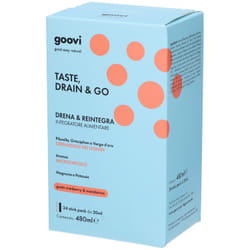 Goovi Drenante Cranberry e Mandarino Integratore per Microcircolo 24 Stick da 20ml
