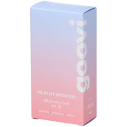 Goovi Skin Tint Fondotinta Idratante Leggero con SPF 15 Colore 04 Peach Cream 30ml