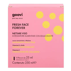 Goovi Fresh Face Forever Nettare Viso Integratore per la Pelle 10 Flaconcini