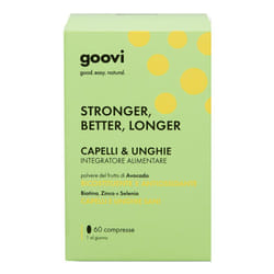 Goovi Stronger, Better and Longer Integratore per Capelli e Unghie 60 Compresse