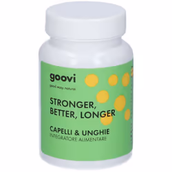 Goovi Stronger, Better and Longer Integratore per Capelli e Unghie 60 Compresse