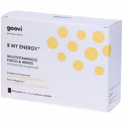 Goovi B My Energy è un rimedio naturale utile per affrontare con la giusta energia periodi di stanchezza fisica e mentale cau ...
