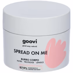 Goovi Spread on Me è un burro per il corpo ideale per nutrire e proteggere la pelle grazie alla sua azione antiossidante e ri ...