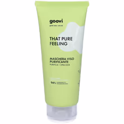 Goovi That Pure Feeling è una maschera viso purificante ed elimina le tossine grazie alle sue proprietà. Flacone da 100ml. 