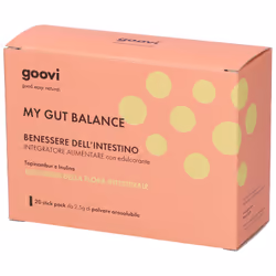 Goovi My Gut Balance è un integratore alimentare a base di probiotici e prebiotici pensato per il benessere della flora intes ...