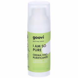 Goovi I Am So Pure è una Crema Viso Purificante a base di Acido Azelaico e Zinco contro le imperfezioni della pelle mista e g ...