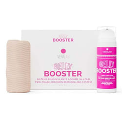 Veralab Belly Booster Sistema rimodellante addome in 2 fasi (crema + guaina addome) Nude M/L