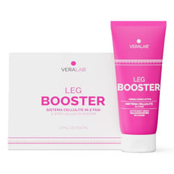 Veralab Leg Booster - Long Version Sistema rimodellante cellulite in 2 fasi -Crema + guaina corsaro L