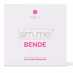 Veralab Slim Me Bende Bendaggio salino drenante - 4 trattamenti, Donna, Anticellulite, Addome, Dietro la coscia, Natiche, Ava ...