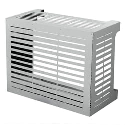 Copricondizionatore copertura per climatizzatore LINEAR M Bianco in alluminio L86 x P44 x H68 cm