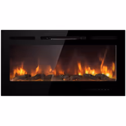DIVINA FIRE Camino elettrico a incasso CHICAGO Bellezza e praticità fanno parte della linea elettrica Divina Fire. Tutta la b ...