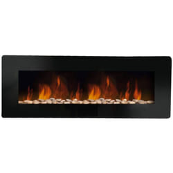 Divina Fire - Camino elettrico caminetto da parete dallas L127 x p 11 x H50