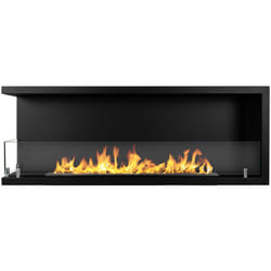 Divina Fire - Camino a bioetanolo da incasso ad angolo biocamino angolare 120x45 sutri 120 sx